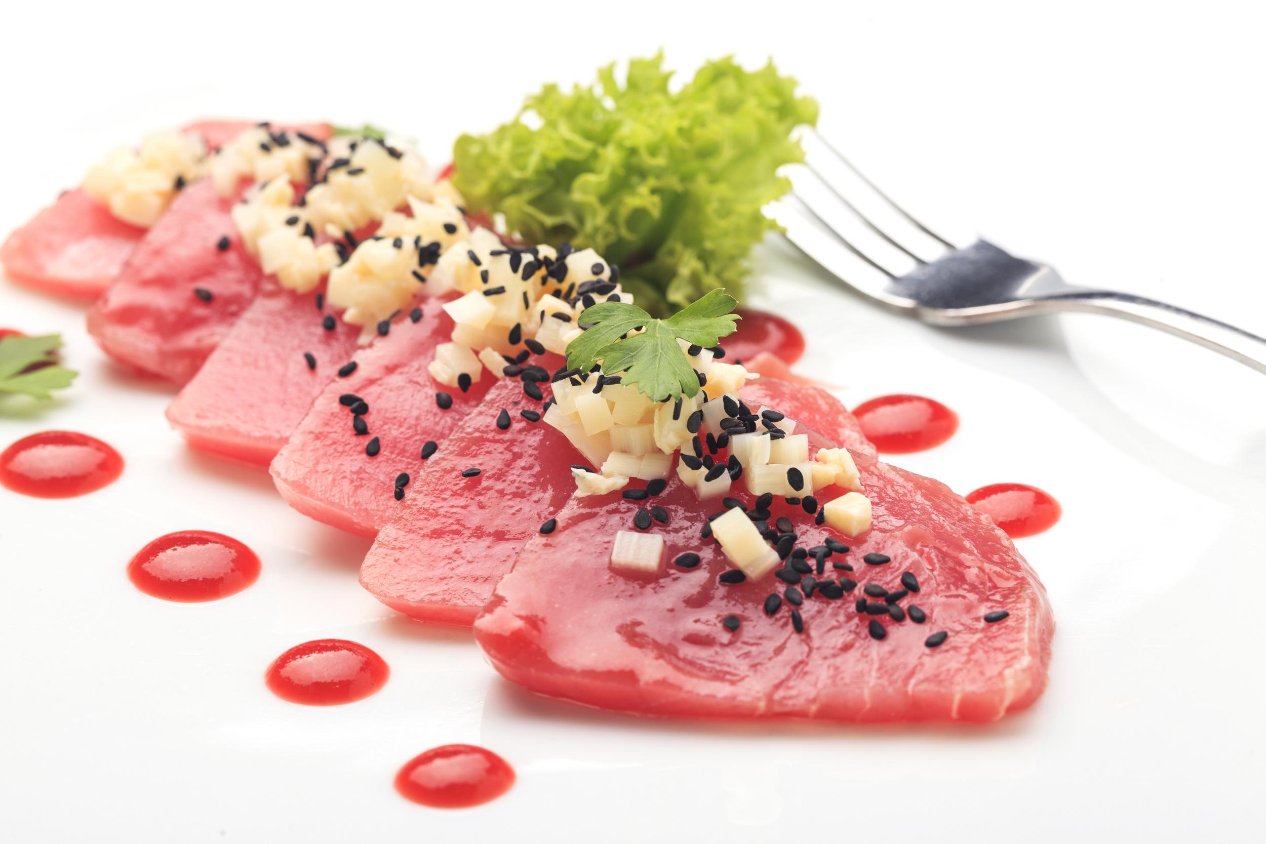 Hotel Regal Pacific סנטיאגו מראה חיצוני תמונה Tuna sashimi
